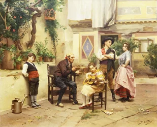 La lección de guitarra