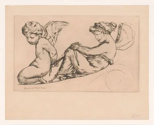 Psyche encadena Amor