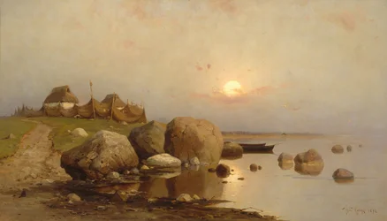 Un pueblo pesquero, 1892