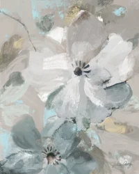 Flores abstractas y delicadas