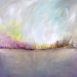La dicha del horizonte en tonos pastel