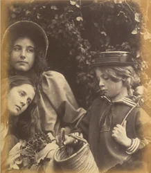 Elizabeth Keown, Kate Keown y Freddy Gould,c. 1866-1868 (foto)