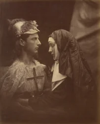 Sir Galahad y la monja pálida, 1874