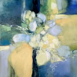Abstracto floral sereno
