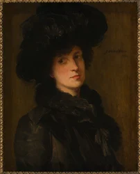 Muchacha de negro
