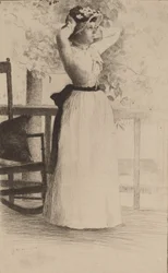 Retrato de la señorita Hoe, 1889