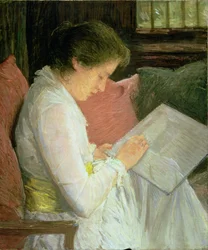 La encajera, 1915