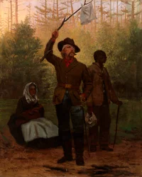 Rendición de un soldado confederado, 1873