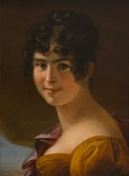 Retrato de Adèle Foucher 1803-1868, ca 1820