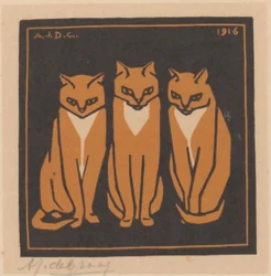 Tres gatos