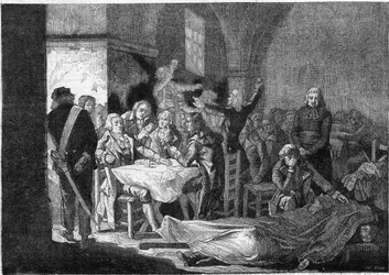 Revolución Francesa: último banquete de los Girondinos, 30-31 de octubre