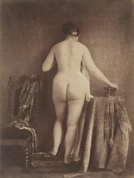 [Desnudo femenino de pie], ca. 1853