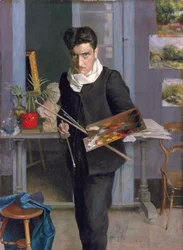 Español: Autorretrato joven