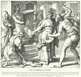 El Juicio de Salomón (grabado)
