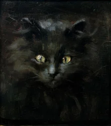 Retrato de un gato