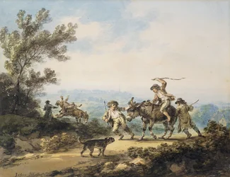 El burro recalcitrante, 1798