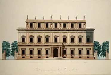 Diseño para la fachada frontal del Ayuntamiento de Kassel