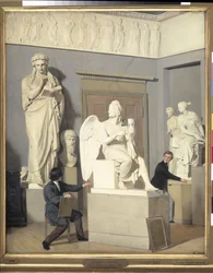 La colección de moldes de yeso en la Real Academia de Bellas Artes