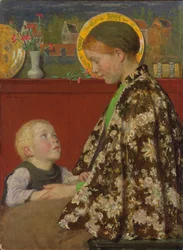 Joven madre, c.1892-1895