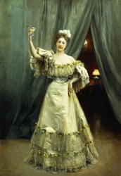 Un brindis, 1896