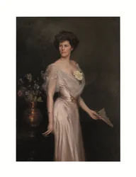 Mujer con abanico : Retrato de la Sra. Antonio Yznaga Stewart