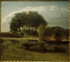 Paisaje de verano. Horneby