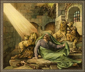 Escena de las historias del Antiguo Testamento