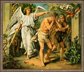 Escena de las historias del Antiguo Testamento