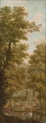 Tapiz con paisaje holandés, perteneciente a la sala de Nieuwe Doelenstraat 22