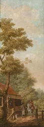 Tapiz con paisaje holandés, perteneciente a la sala de Nieuwe Doelenstraat 22