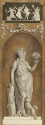 Papel pintado con Bacchante