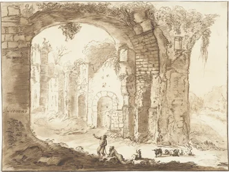 Paisaje con ruina
