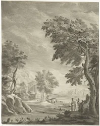 Paisaje con carretera