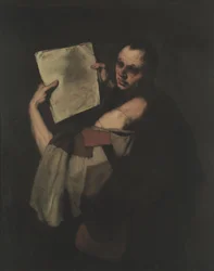 Un astrónomo (óleo sobre lienzo)