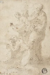 Un grupo de figuras, c.1649