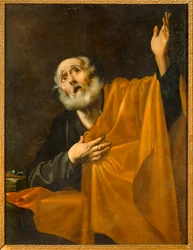 Copia según Ribera. Las lágrimas de San Pedro (pintura)