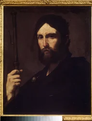 ""El Apóstol Santiago el Grande" (El Apóstol Santiago el Grande) Pintura de José de Ribera dit il Spagnoletto ""el español"" (1591-1652) 1630-1635 Museo Pushkin, Moscú