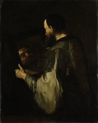 Filósofo con espejo