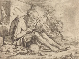 San Jerónimo leyendo