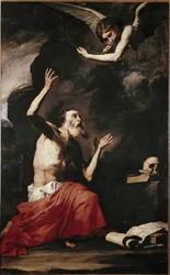 San Jerónimo y el ángel