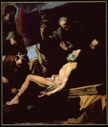 El martirio de San Andrés, 1628