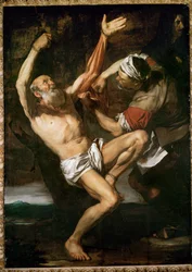 El martirio de San Bartolomé (pintura sobre lienzo)
