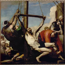 El martirio de San Felipe (pintura sobre lienzo)