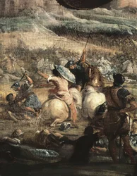 Alarico II en la batalla de Vouille en 507