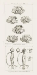 Diferentes diseños de tabaqueras, primera plancha, p. 49 en Oeuvre