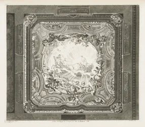 Techo de pintura; Techo del mismo gabinete, 4ta plancha