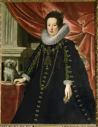 Ana de Médicis, hija del Gran Duque Cosme II de Toscana (pintura sobre lienzo)