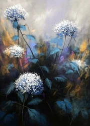 Flores azules de ensueño