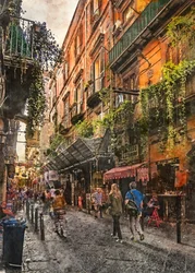 Calle histórica italiana
