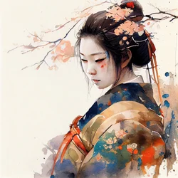 Serenidad de las flores japonesas